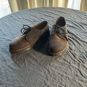 Brown Leather Doc Martens